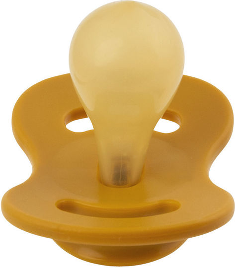 Lullaby Planet Pacifiers Rubber Yellow for 6+ Months 2 Pieces
