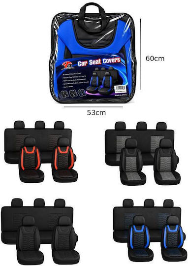 Universal Car Seat Cover Set Blue