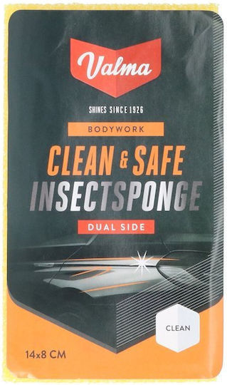 Valma Insect Sponge Washing Sponge For Bodywork-Windows Double Sided 14x8cm 1831363