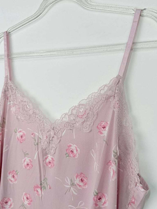 Fuanna Summer Women's Pink Nightgown