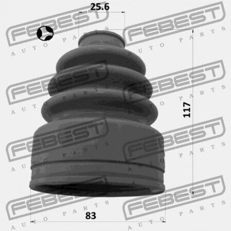 Honda Pilot Yf1 Εσωτερικό Προστατευτικό Αρθρώσεων 2003-2007 Us 44017-sza-a01