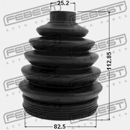 Audi A2 2000-2005 Rdw Außenseitenverkleidung des Verbindungsglieds 6q0498203