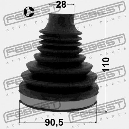 Febest Frontsystem Für Ford Explorer 2011-2013 Innen Schutz Abdeckung 1749219