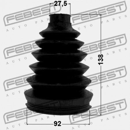 Protecție Exterioară Articulații Hyundai Terracan 2001 Gen 49509-4aa00