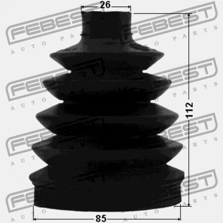 Εξωτερικό Προστατευτικό Αρθρώσεων Mitsubishi Galant Ea3 8a 1998.02-2003.07 Mmna Mmna Mr446051