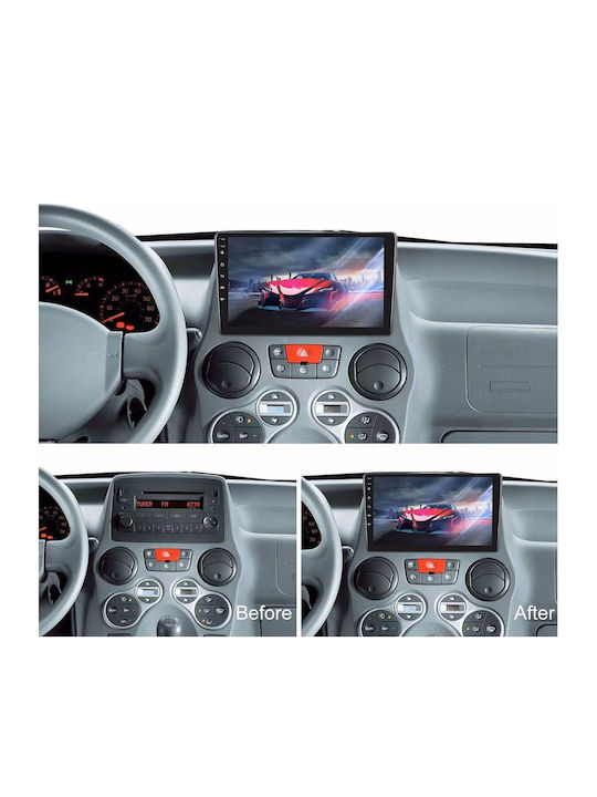 Lenovo Lenovo Auto-Audiosystem Für Fiat Panda 2003-2012 Bluetooth USB Eingebautes Wi-Fi GPS Apple CarPlay Android Auto Mit 9 Zoll Touchscreen SSQ 9139 CPA