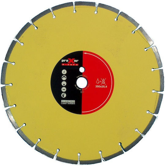Praxer Δίσκος Κοπής Δομικών Υλικών 350mm