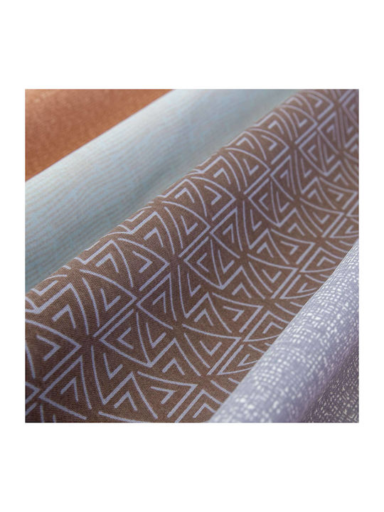 Darymex Darymex Bettbezüge 200x220cm Doppel mit 2 Kissenbezügen Orange Braun Streifen