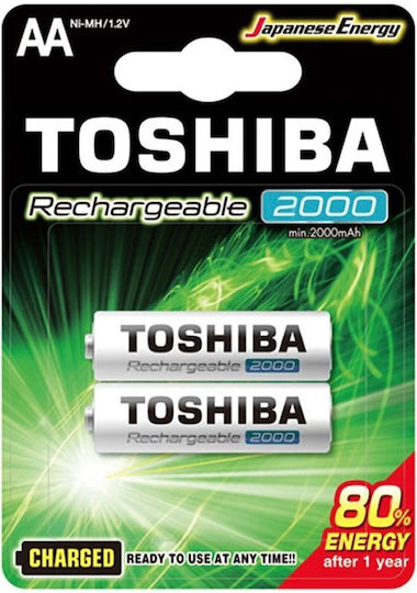 Toshiba Презареждащи батерии AA Ni-MH 2000mAh 1.2V 2бр