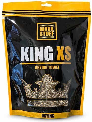 Work Stuff Microfiber Drying Cloth for Car Body 1100gsm Yellow 55x50cm