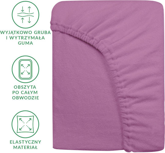 Darymex King Size 200x220εκ. με Λάστιχο Ανοιχτό Μωβ Λιλά Darymex King Size 200x220εκ. με Λάστιχο Ανοιχτό Μωβ Λιλά