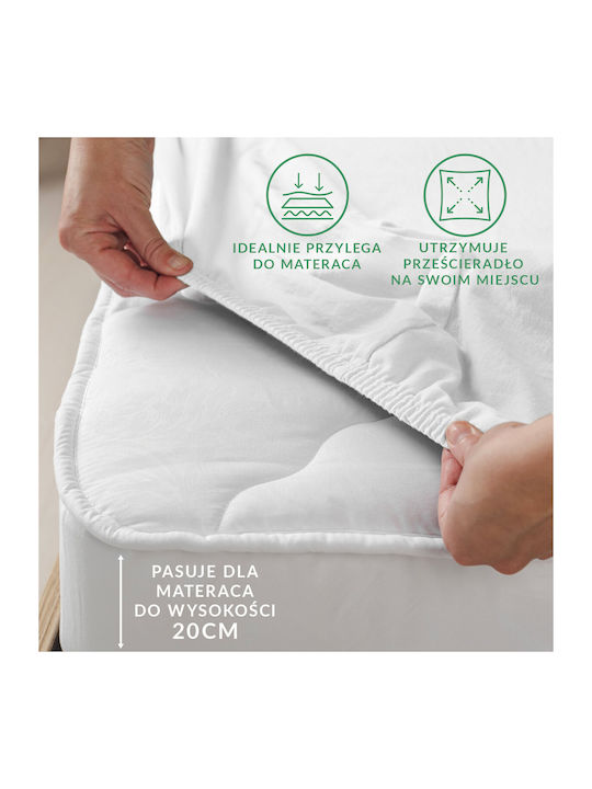 Darymex Cearceaf De Pat Single Cu Hugger Din Cauciuc 90x200cm Gri