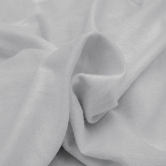 Darymex Cearceaf De Pat Simplu Din Flanel Cu Hugger Din Cauciuc 90x200cm Gri Deschis