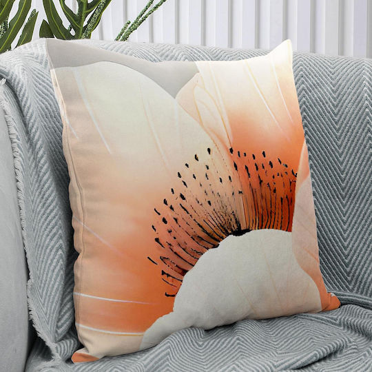 Darymex Dekorativer Kissenbezug aus 100% Baumwolle Rosa Puder 40x40cm