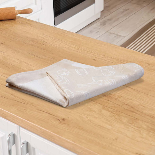 Darymex Prosop De Bucătărie Din 100% Bumbac În Culoare Bej 50x70cm