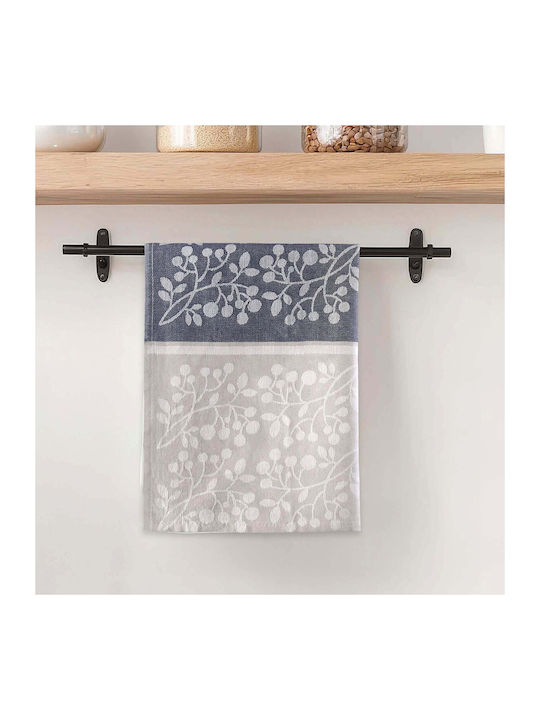 Darymex Zwoltex Küchenhandtuch aus 100% Baumwolle in Blau Farbe 50x70cm