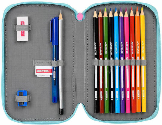 Safta Animals Pencil Case Filled