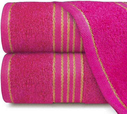 Darymex Set Bath Towels 3 Pieces Fuchsia Weight 500gr/m²