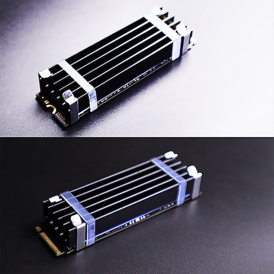 Glotrends 2280 M.2 SSD Radiator Pasiv Din Aluminiu Pad Termic