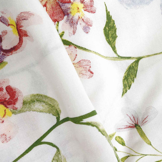 Darymex Darymex Bettbezüge Baumwolle 160x200cm Einzelbett mit Kissenbezug Bunte Frühlingsblumen