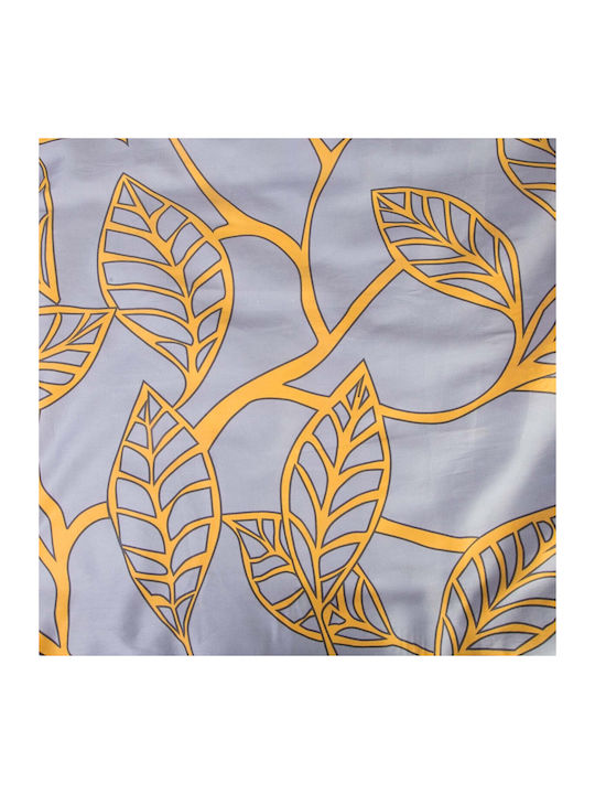Darymex Cotton Duvet Cover Set 160x200cm Single With Pillowcase Grey