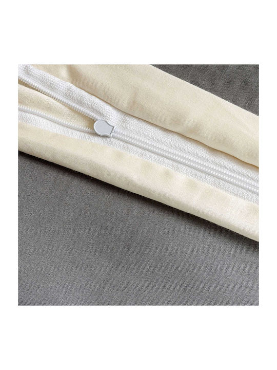 Darymex Darymex Bettbezug Baumwolle 140x200cm Einzelbett mit Kissenbezug Grau Braun