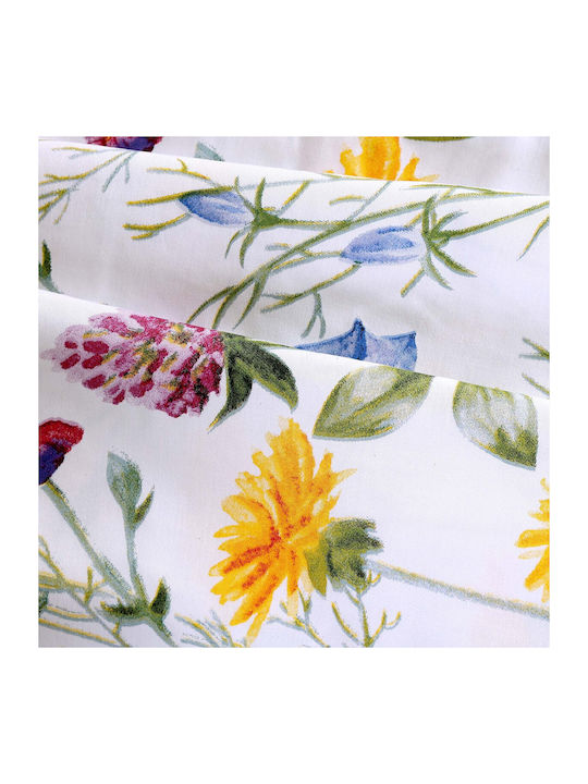 Darymex Set Huse Pentru Pilote 100% Bumbac 180x200cm Semi-dublu Cu Față De Pernă Albă