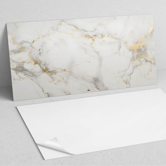 Vinyl Floor Sticker Print 120x60 Cm Elegant Marble Design