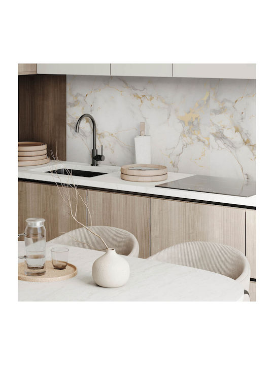 Autocolant De Podea Din Vinil Imprimat 120x60 Cm Elegant Model Marmură