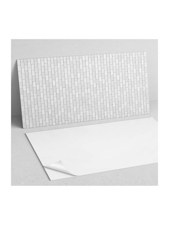 Wandsticker Vinyl Panel Bedruckte Wanddekoration Ziegel 120x60 cm