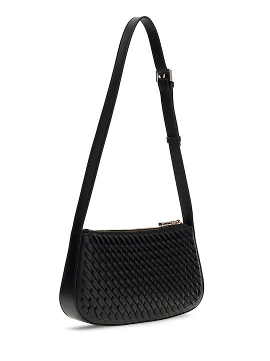 Guess Kora Damen Schultertasche Schwarz
