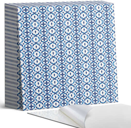 Vinyl Tile Sticker Pack Geometric Flower Pattern 20x20x20 Pcs Vinyl Tile Sticker Pack Geometric Flower Pattern 20x20x20 Pcs