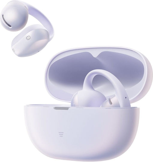 Shokz OpenDots Air Open Ear Bluetooth Handsfree Headphones with Sweat Resistance and Charging Case Purple