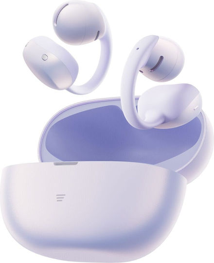 Shokz OpenDots Air Open Ear Bluetooth Handsfree Headphones with Sweat Resistance and Charging Case Purple
