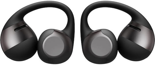 Shokz OpenDots 2 Open Ear Bluetooth Handsfree Headphones with Sweat Resistance and Charging Case Black