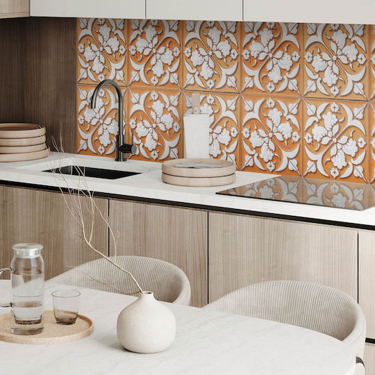 Vinyl Floor Sticker Kitchen Graphics 120x60 Design Floral Patterns