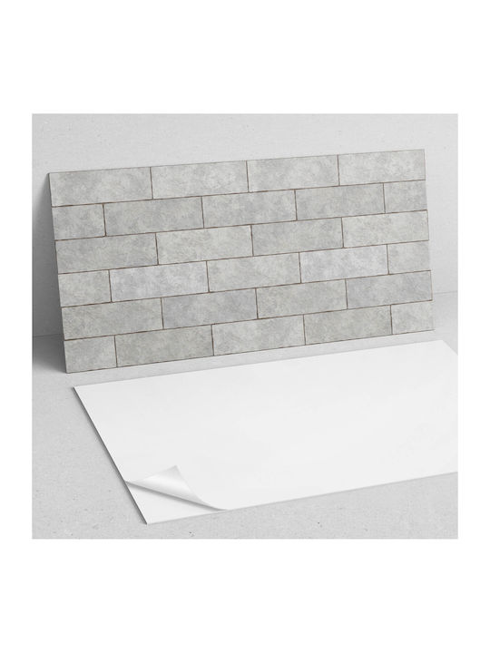 Wandsticker & Wandgemälde Vinyl Panel Grafische Küche Oder Badezimmer 100x50 cm Ziegelmuster Dreidimensionale Anordnung