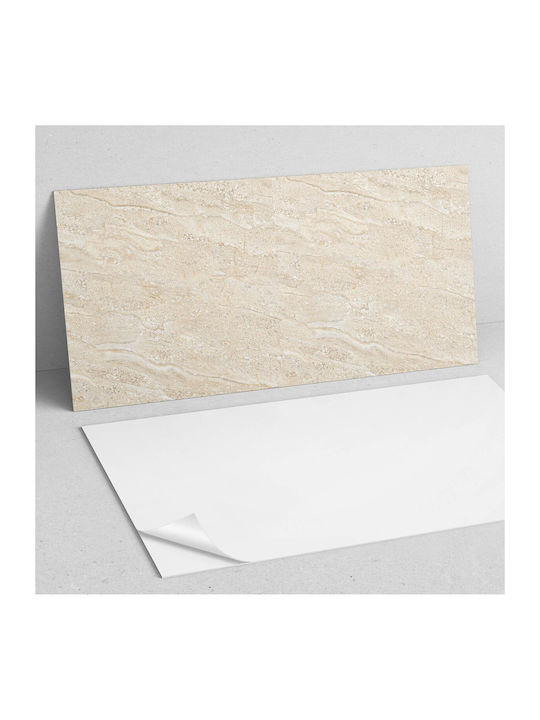 Sticker Panel Print Ideal for Kitchen 100x50 cm Natural Stone Design