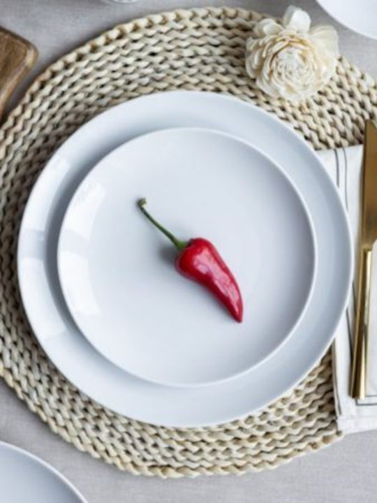 Emfasi Boss White Porcelain Dinnerware Set 20pcs