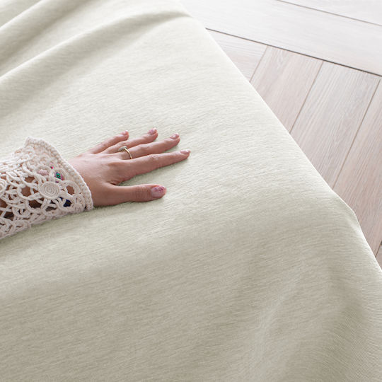 Filumi Κουβερλί Υπέρδιπλο από Πολυεστέρα Cream 230x280cm
