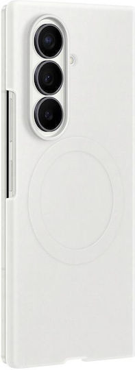 Samsung Magnet Back Cover Σιλικόνης Λευκό (Fold 8)