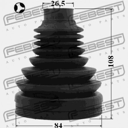 Audi A3 S3 Sportback Lim Qu 2004-2013 Rdw Interior Joint Protector 3c0498103g