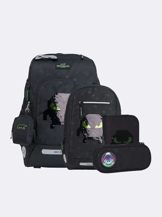 Beckmann School Set Black 5 Litre 26 x 22 x 39 cm