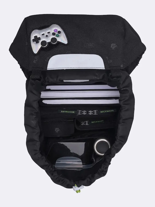 Beckmann Schulranzen Rucksack Schwarz 28 Liter 31 x 22 x 44 cm