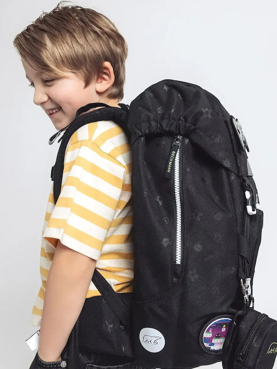 Beckmann Schulranzen Rucksack Schwarz 28 Liter 31 x 22 x 44 cm