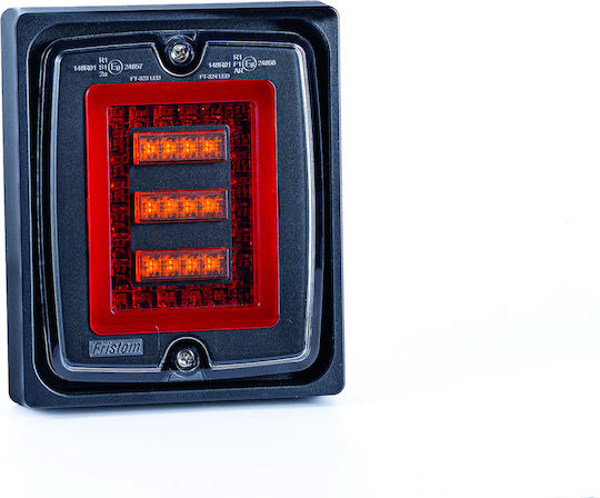 Rear Trailer Light Led Neon 3 Functions 12 24v Fristom