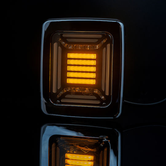 Rear Trailer Light Led Neon 3 Functions 12 24v Horpol