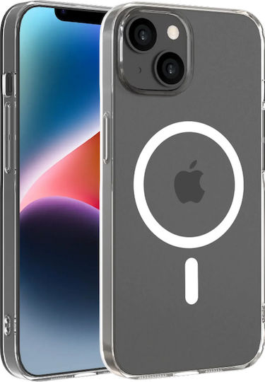 Nekit Задна Корица Пластмаса 1.2mm Прозрачен iPhone 14