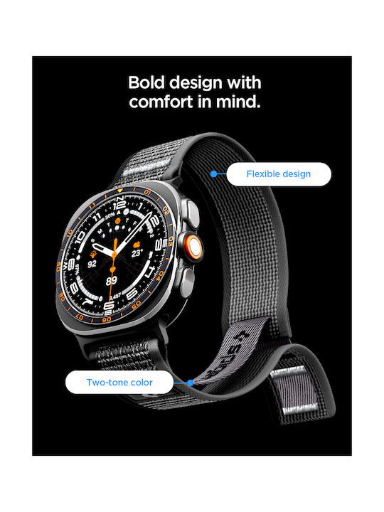 Spigen Athlex Air Fabric Strap Black (Galaxy Watch Ultra / Ultra 2)