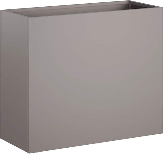 vidaXL Metallischer Blumentopf Rusty 50x20x40cm